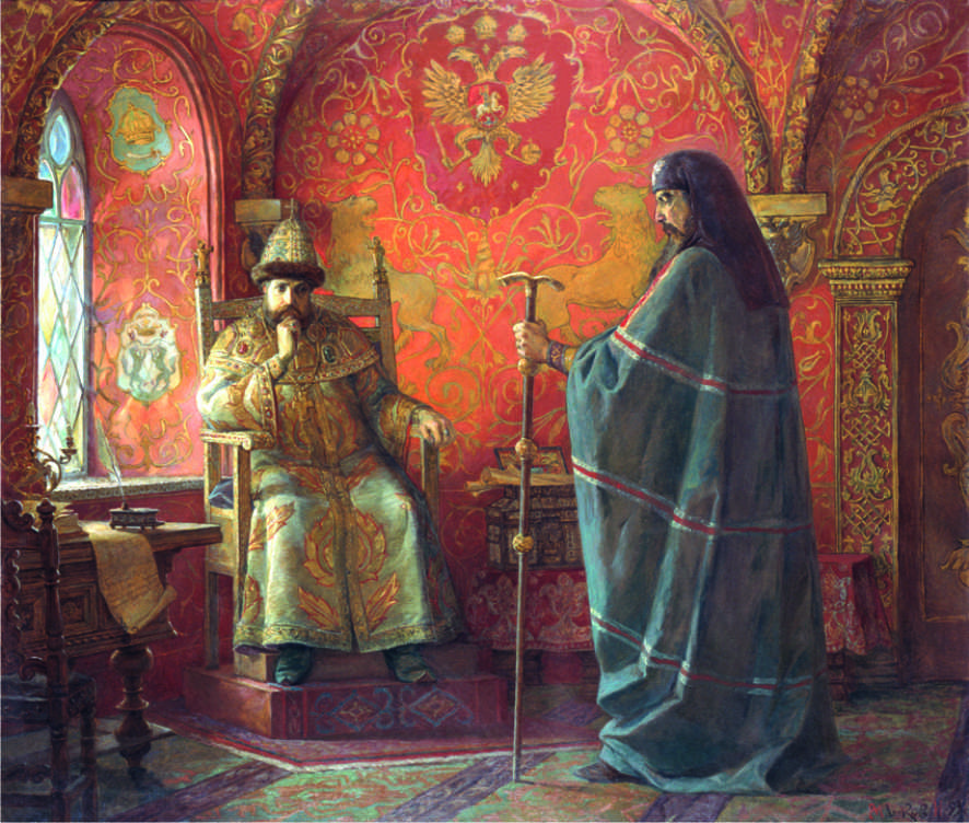 Tsar Aleksei Mikhailovich i patriarkh Nikon.